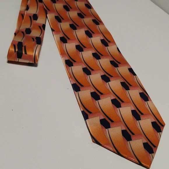 🔥🔥🔥Ferucci All Silk Tie Handmade Beautiful Vibrant Colors - Picture 8 of 8